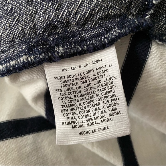 Anthropologie Postal Code Stripe & Chambray Tunic - Picture 10 of 13